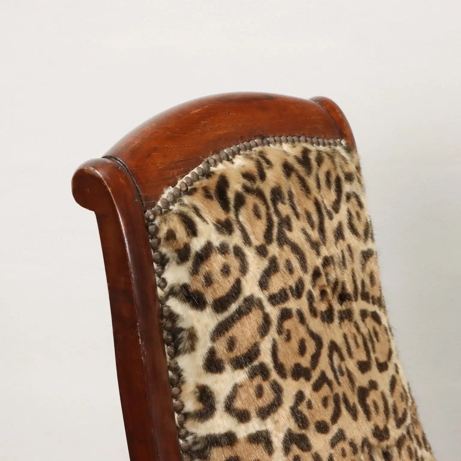 Pair of Animal Print Armchairs - Italy, Late 19th Century