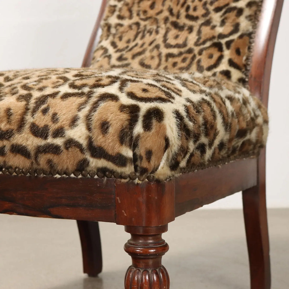 Pair of Animal Print Armchairs - Italy, Late 19th Century