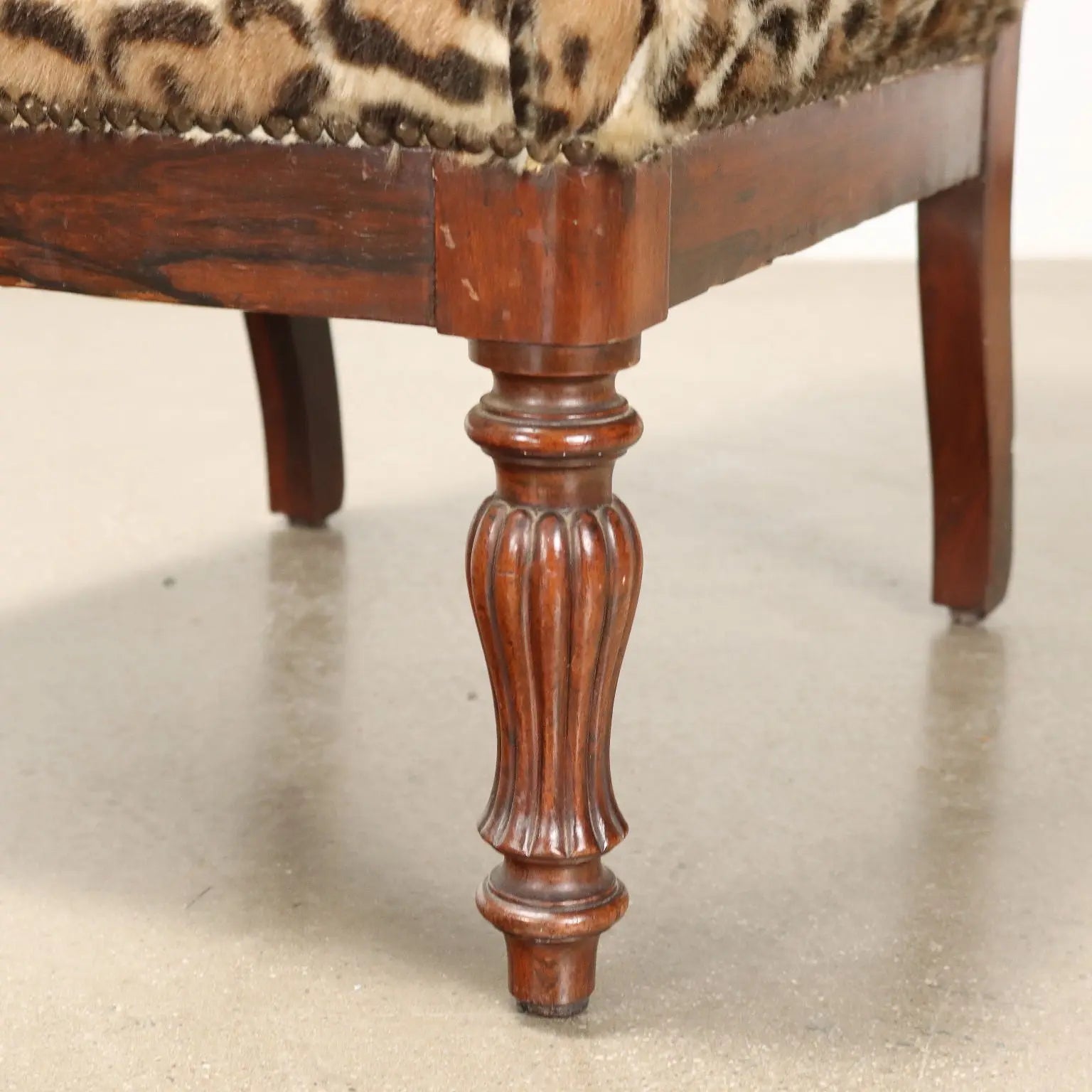 Pair of Animal Print Armchairs - Italy, Late 19th Century