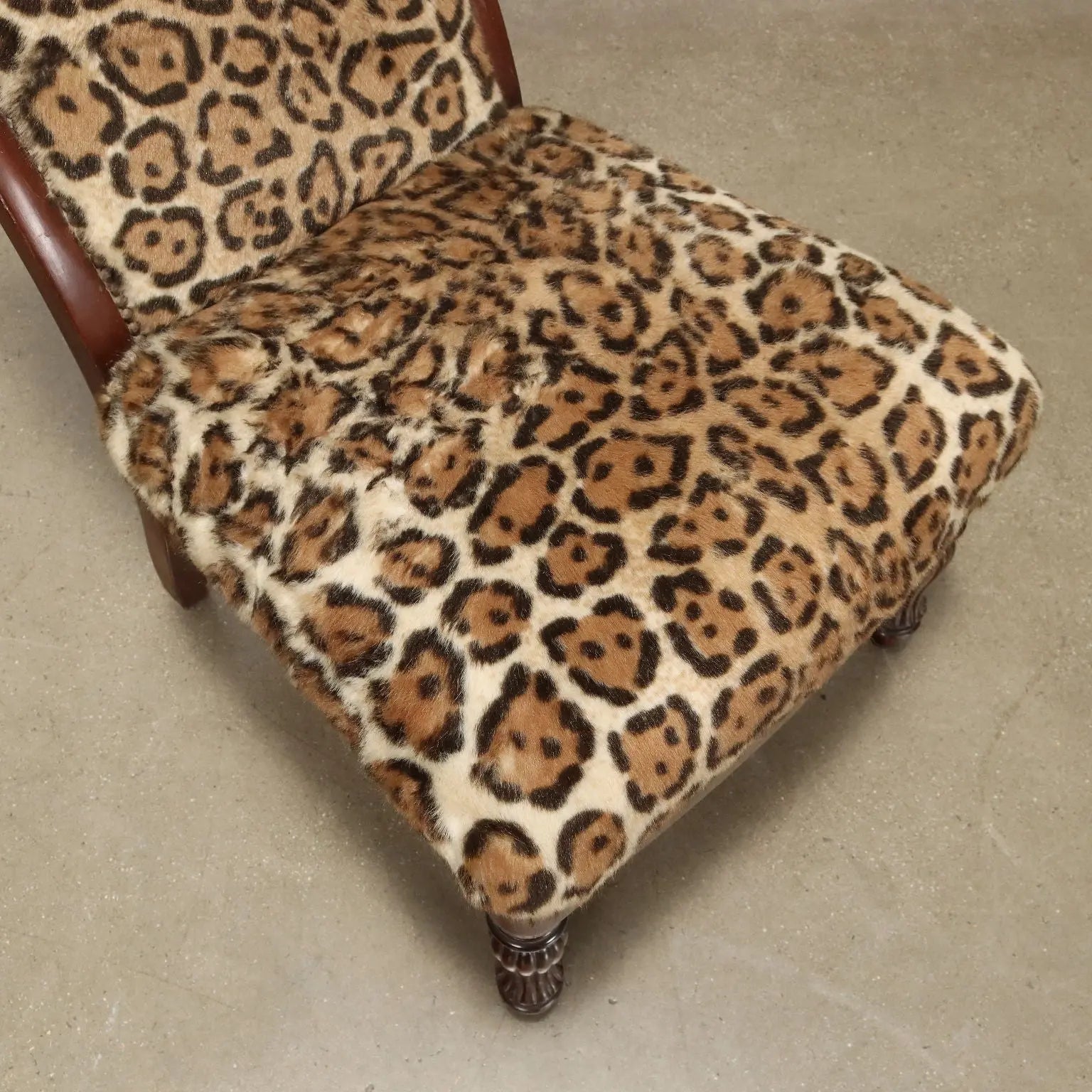 Pair of Animal Print Armchairs - Italy, Late 19th Century