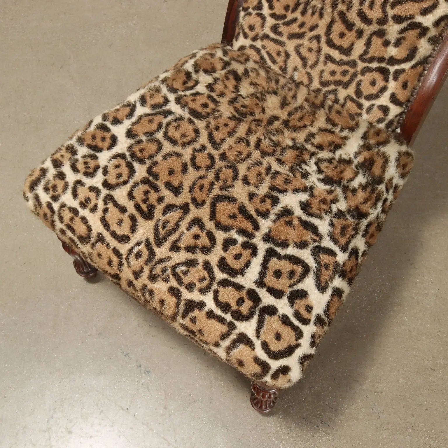 Pair of Animal Print Armchairs - Italy, Late 19th Century