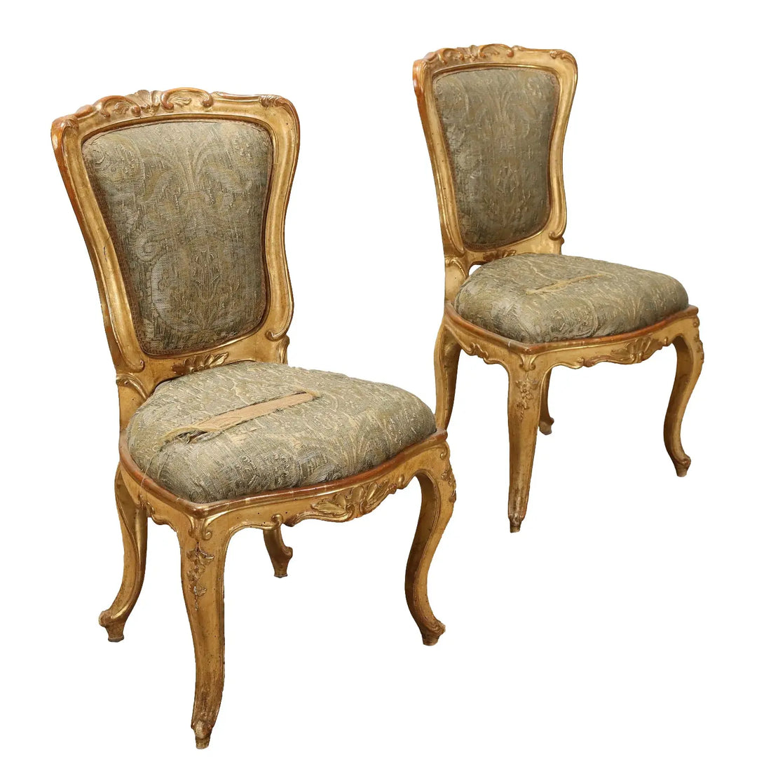 Pair of Antique Baroque Style Chairs Wood Italy XIX Century - Italy, Late XIX Century | Antiques | Seating