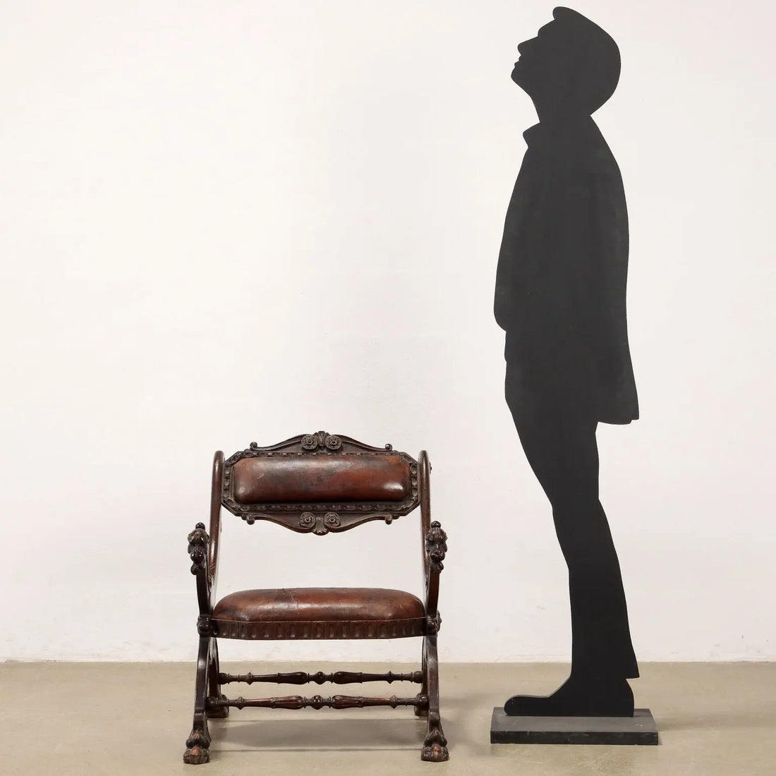 Neo-Renaissance Seating with Leather Details