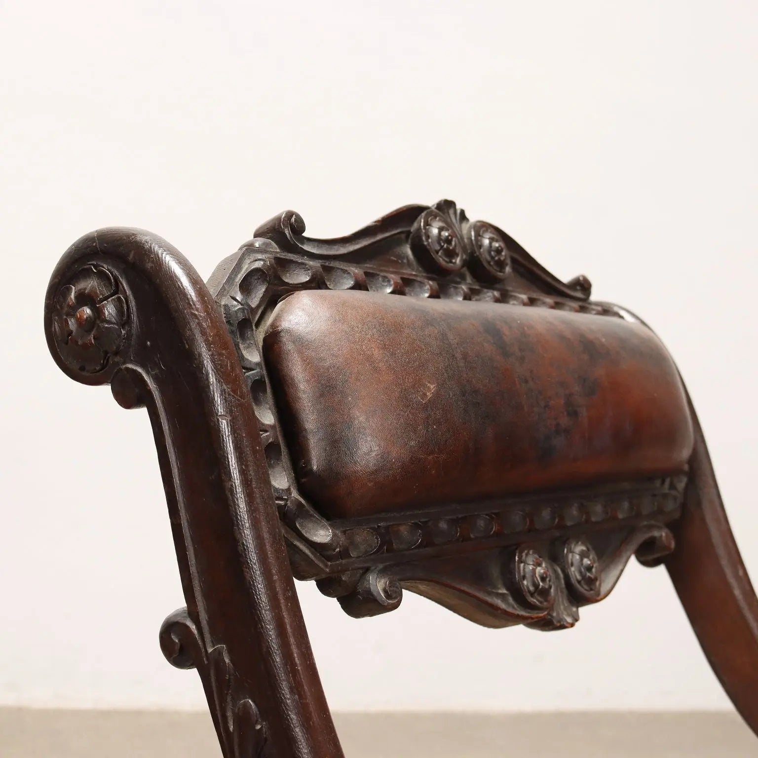 Neo-Renaissance Seating with Leather Details