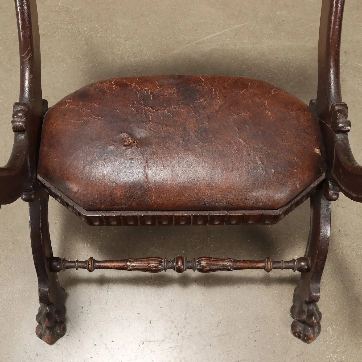 Neo-Renaissance Seating with Leather Details