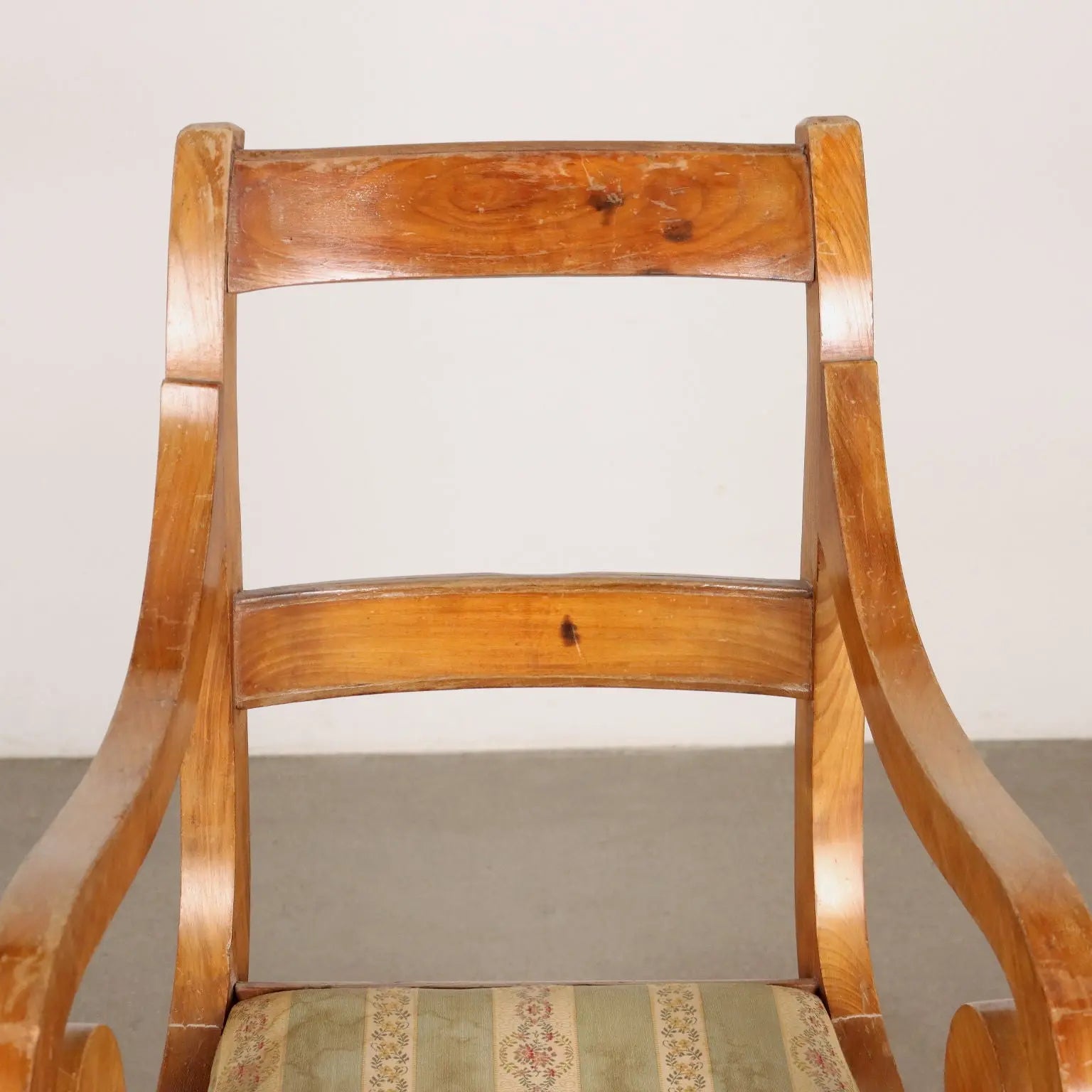 Antique Louis Philippe Armchair Cherrywood Italy XIX Century - Italy, Mid XIX Century | Antiques | Seating