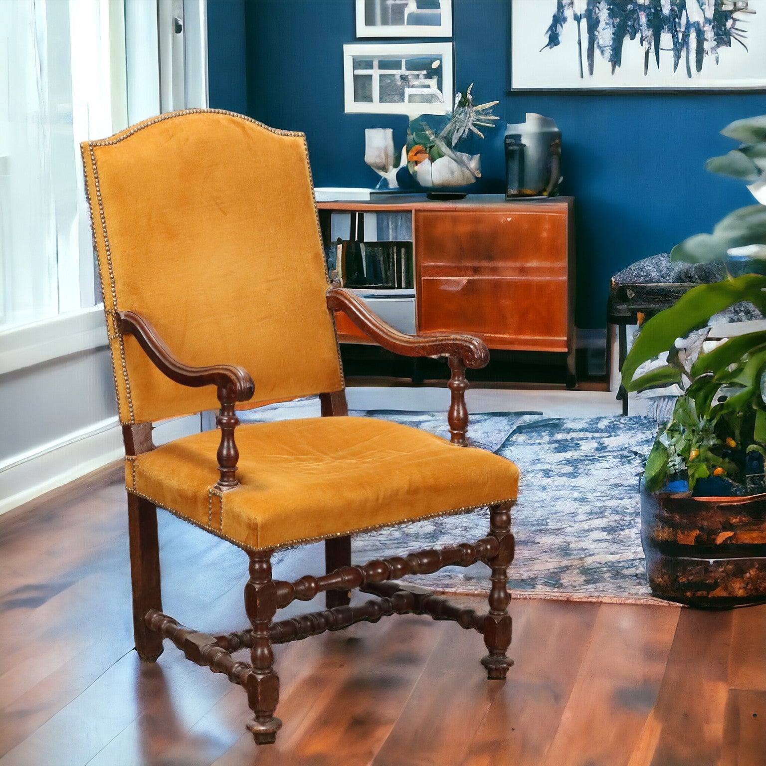 Antique Baroque Armchair Walnut Italy XVIII Century - Italy, Early XVIII Century | Antiques  Seating