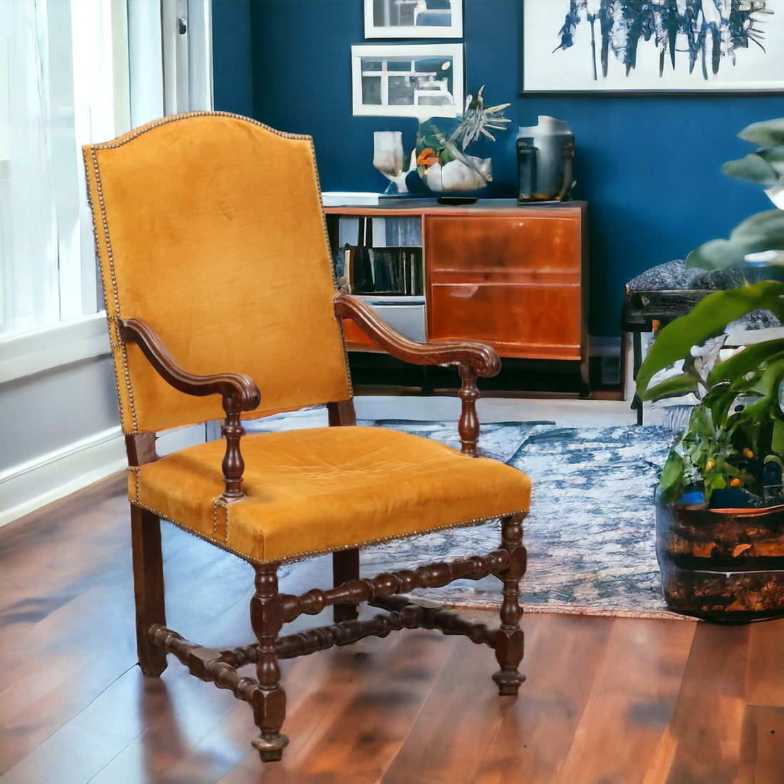 Antique Baroque Armchair Walnut Italy XVIII Century - Italy, Early XVIII Century | Antiques  Seating