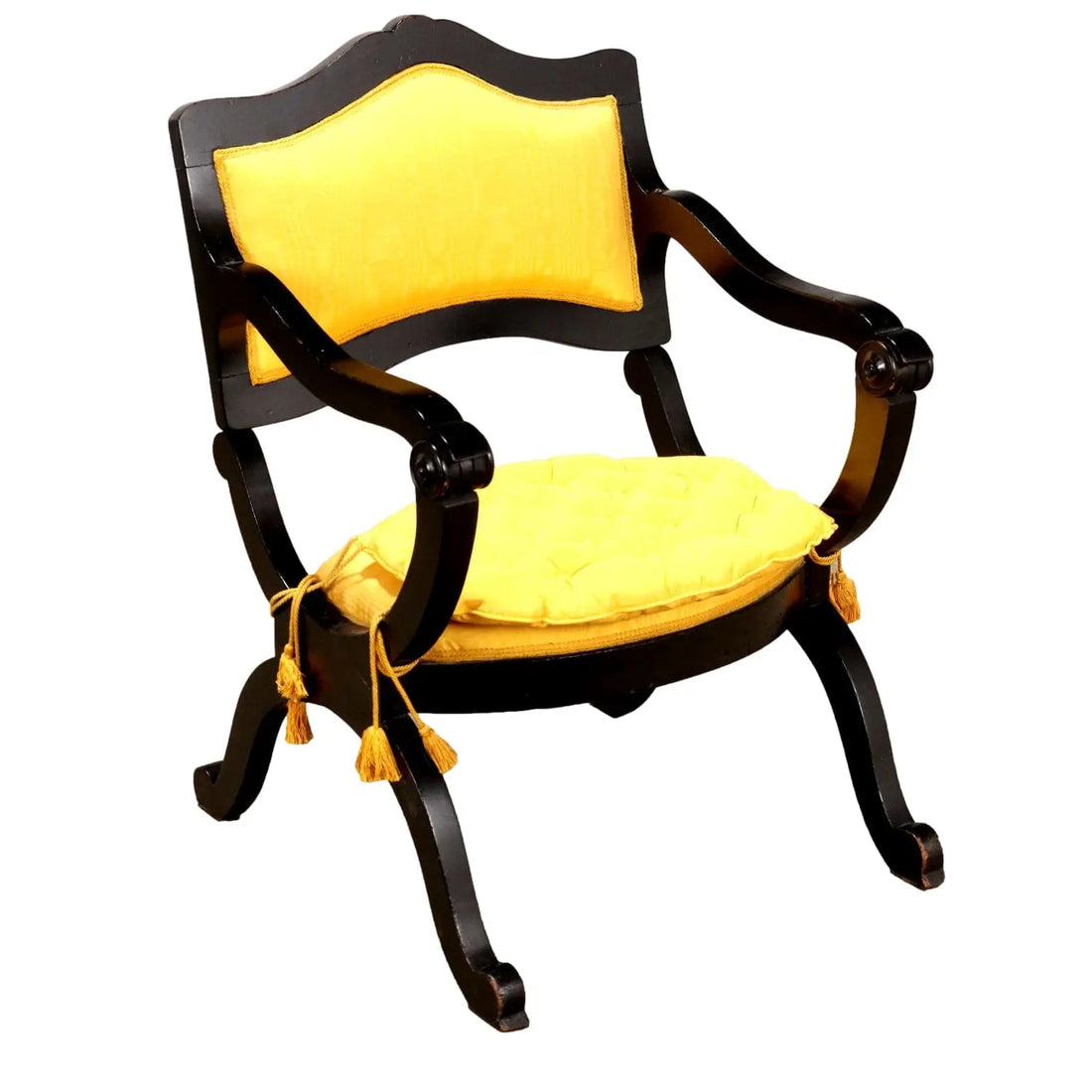 Antique Armchair Convertible in a Kneeler Wood XIX-XX Century - Italy, XIX-XX Century | Antiques | Seating