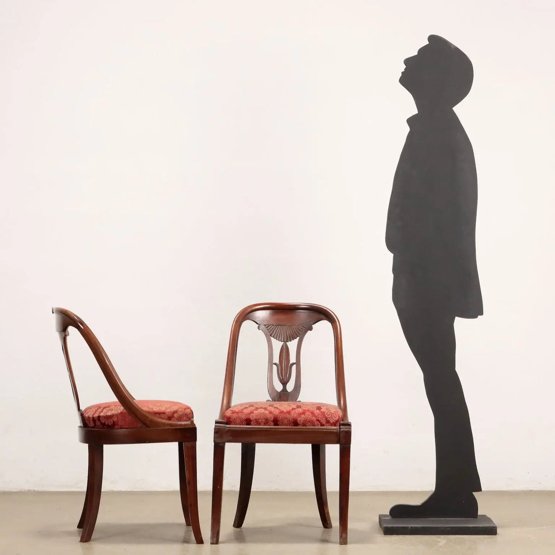 Pair of Gondola Chairs - Italy 19th Century