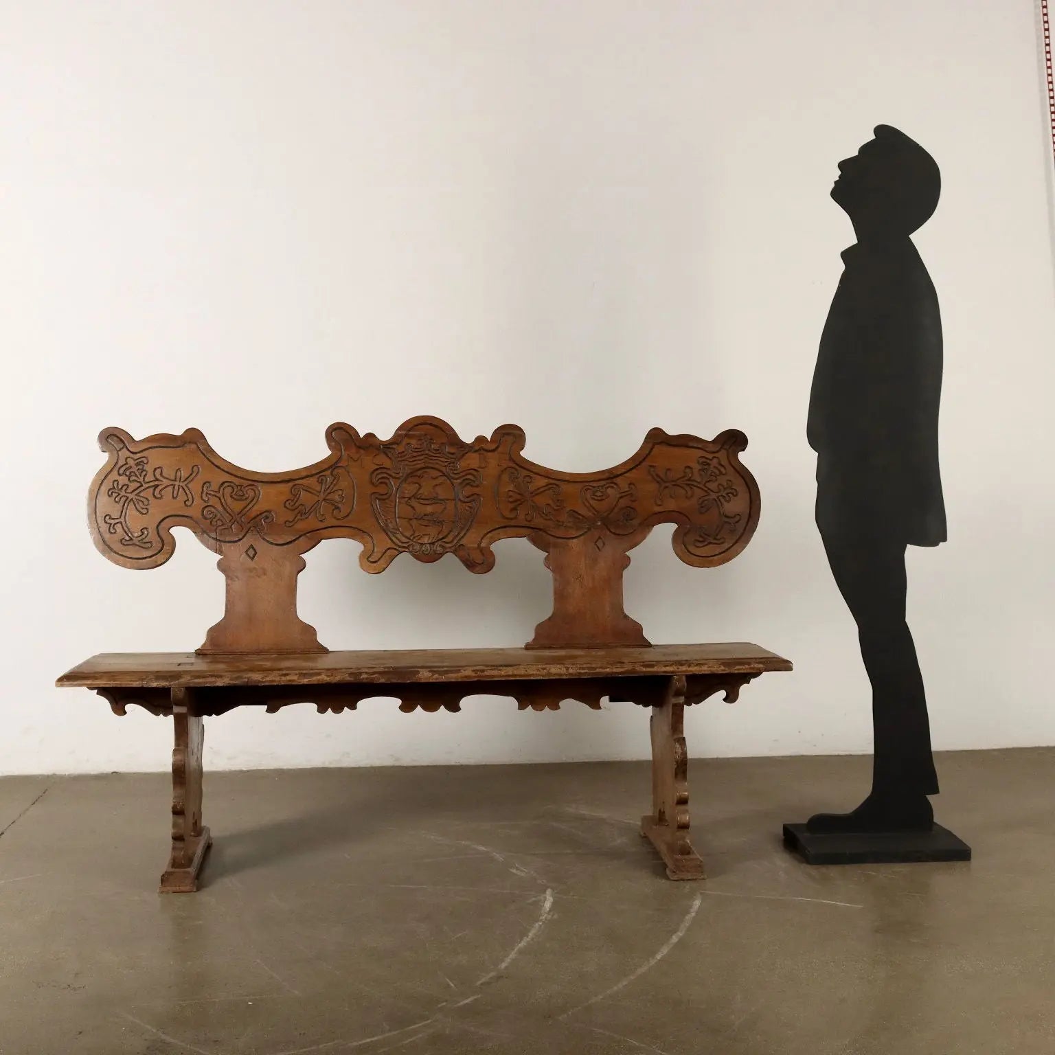 Antique Baroque Bench Walnut Italy XVIII Century - Italy, Early XVIII Century | Antiques | Seating