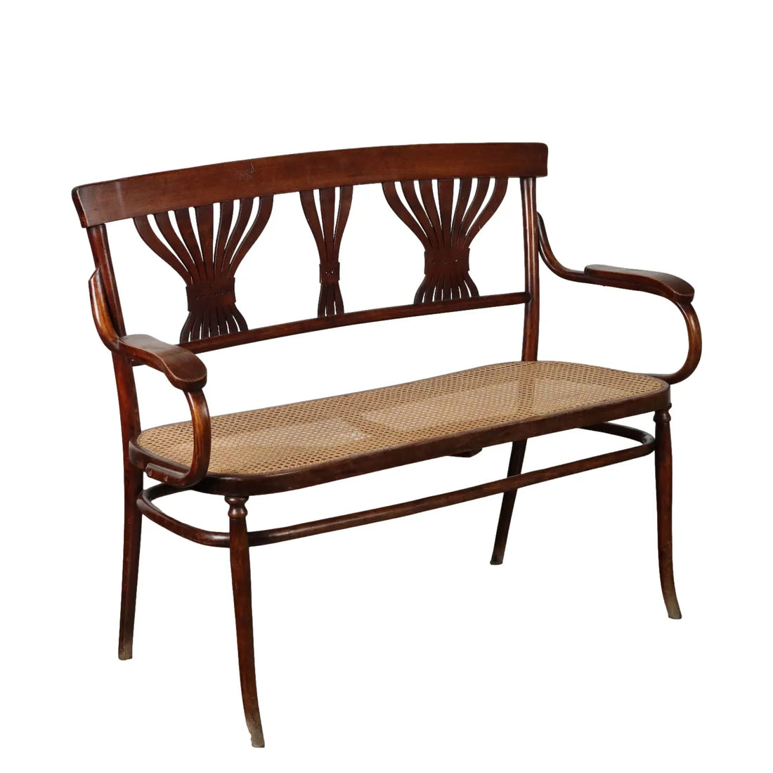 Antique Sofa Thonet Style Art Nouveau Beech Austria XX Century - Thonet type sofa | Antiques | Seating