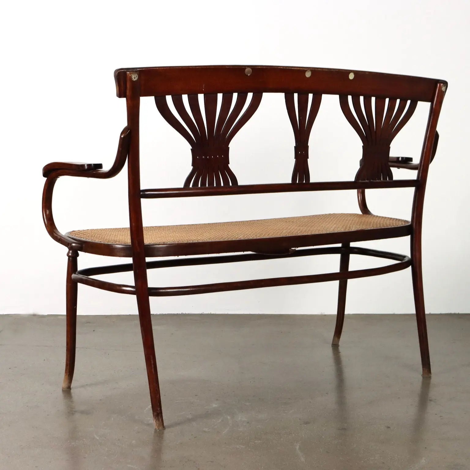 Antique Sofa Thonet Style Art Nouveau Beech Austria XX Century - Thonet type sofa | Antiques | Seating