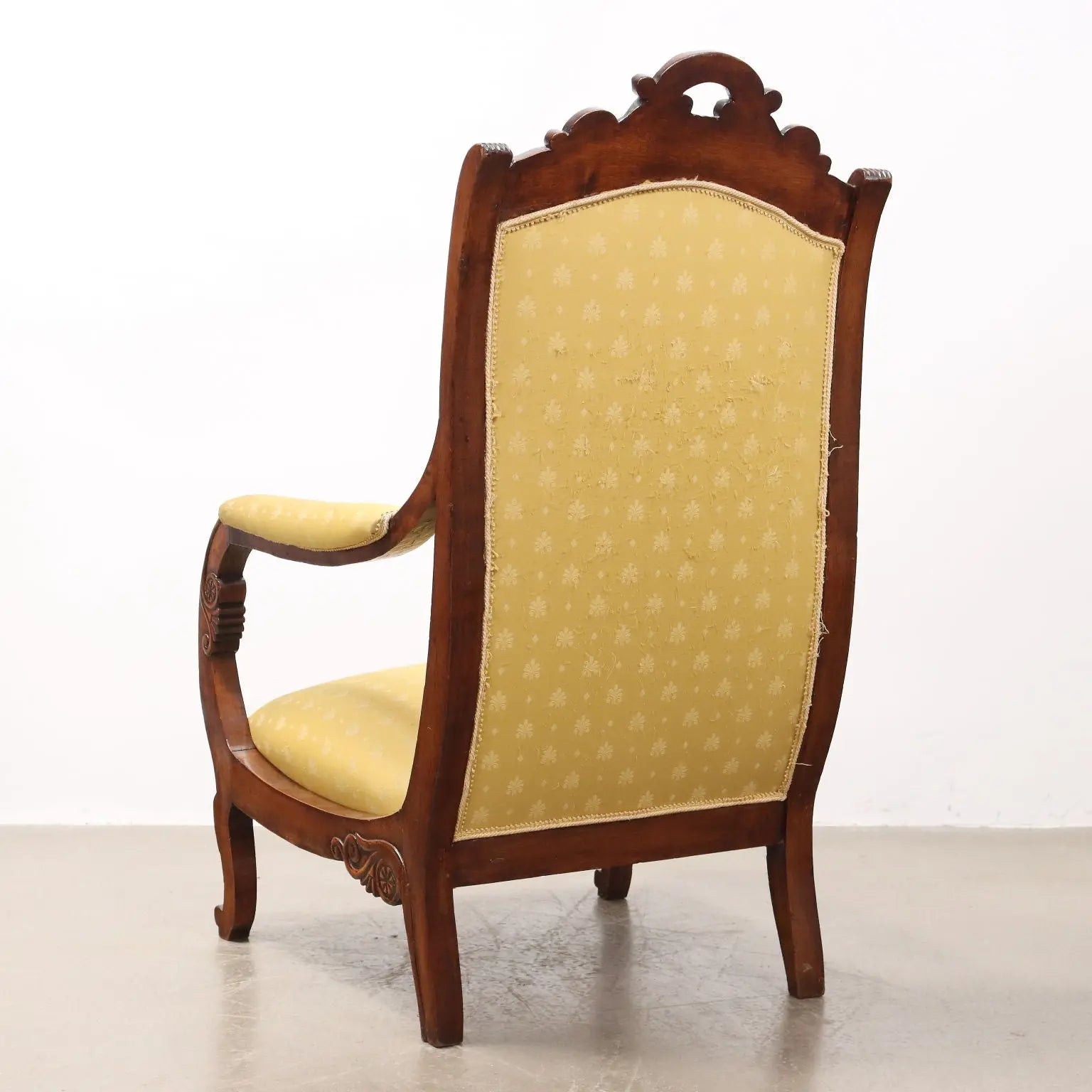 Antique Armchairs Louis Philippe Walnut Italy XIX Century - Italy, Late XIX Century | Antiques | Seating