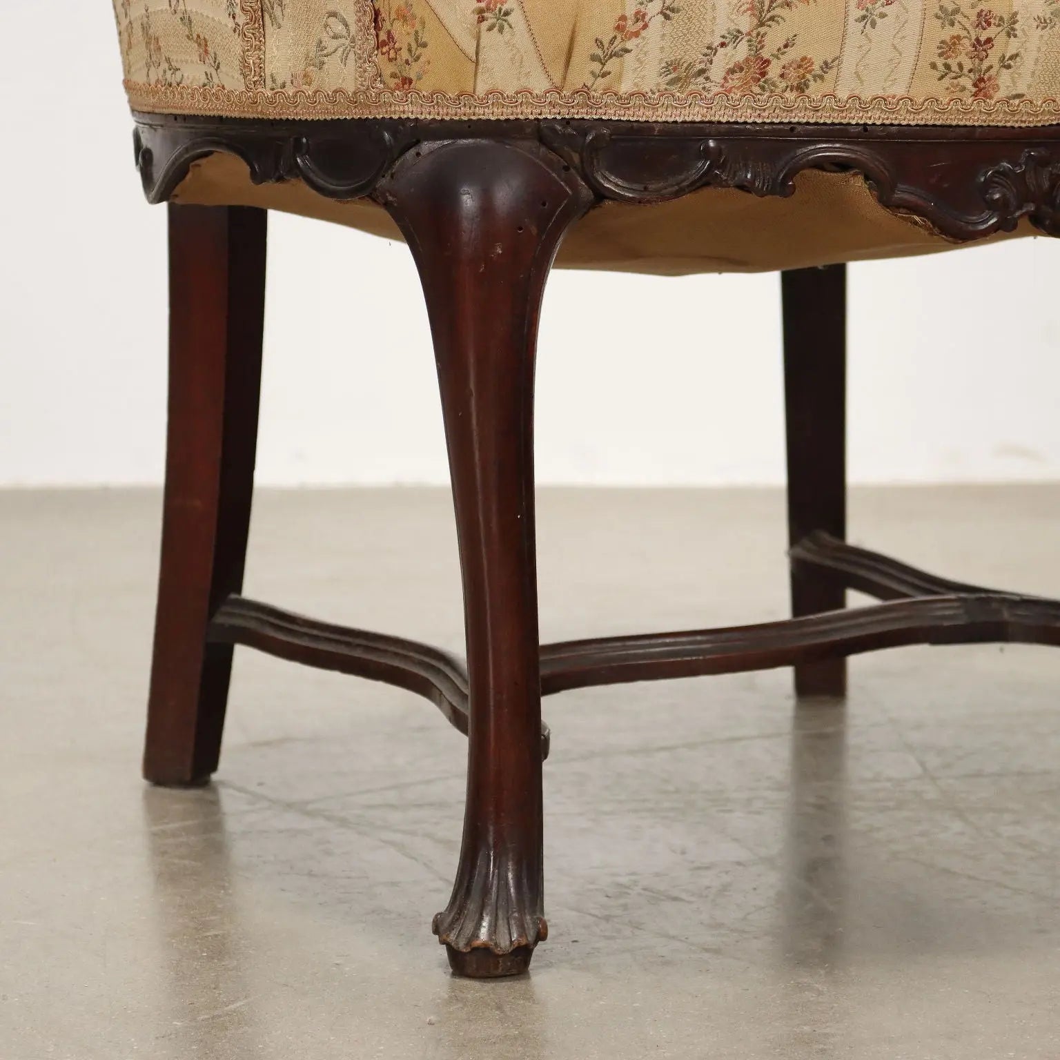 Antique Armchair Baroque Style Walnut Italy XX Century - Armchair | Antiques | Seating