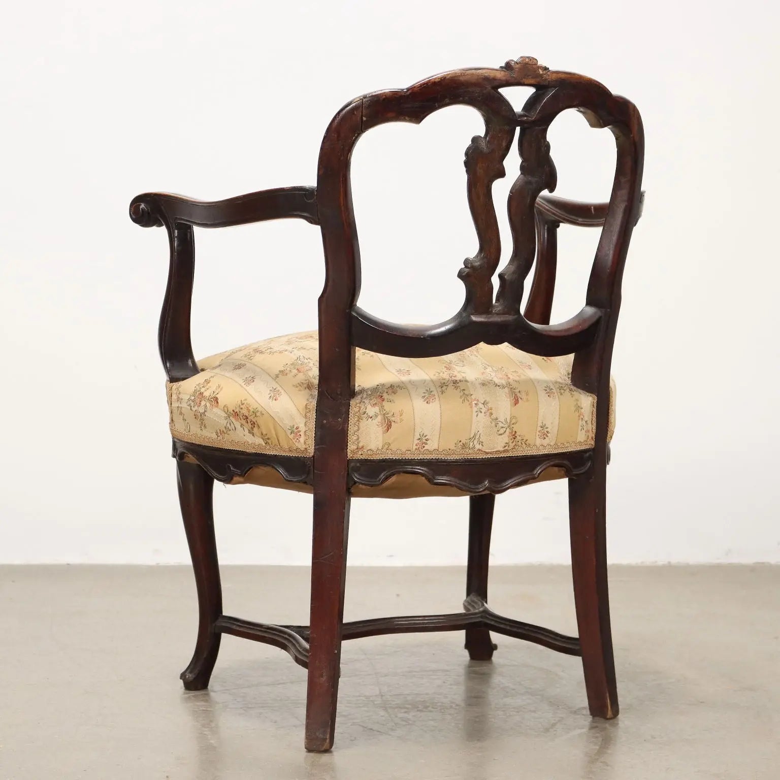 Antique Armchair Baroque Style Walnut Italy XX Century - Armchair | Antiques | Seating