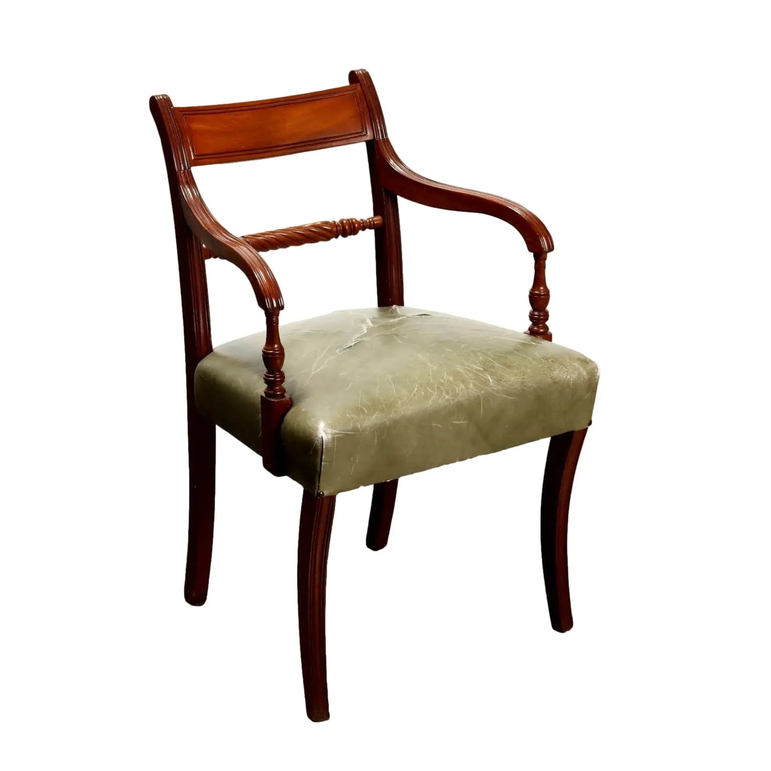 Regency Mahogany Chair - England Late 19th Century