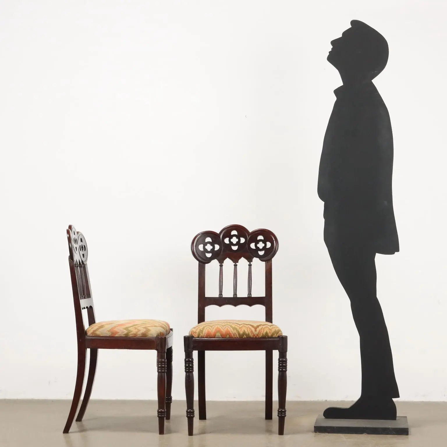 Neogothic Mahogany Chairs - Italy, 19th Century
