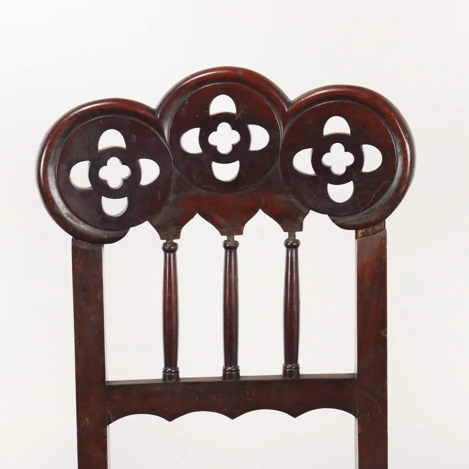 Neogothic Mahogany Chairs - Italy, 19th Century