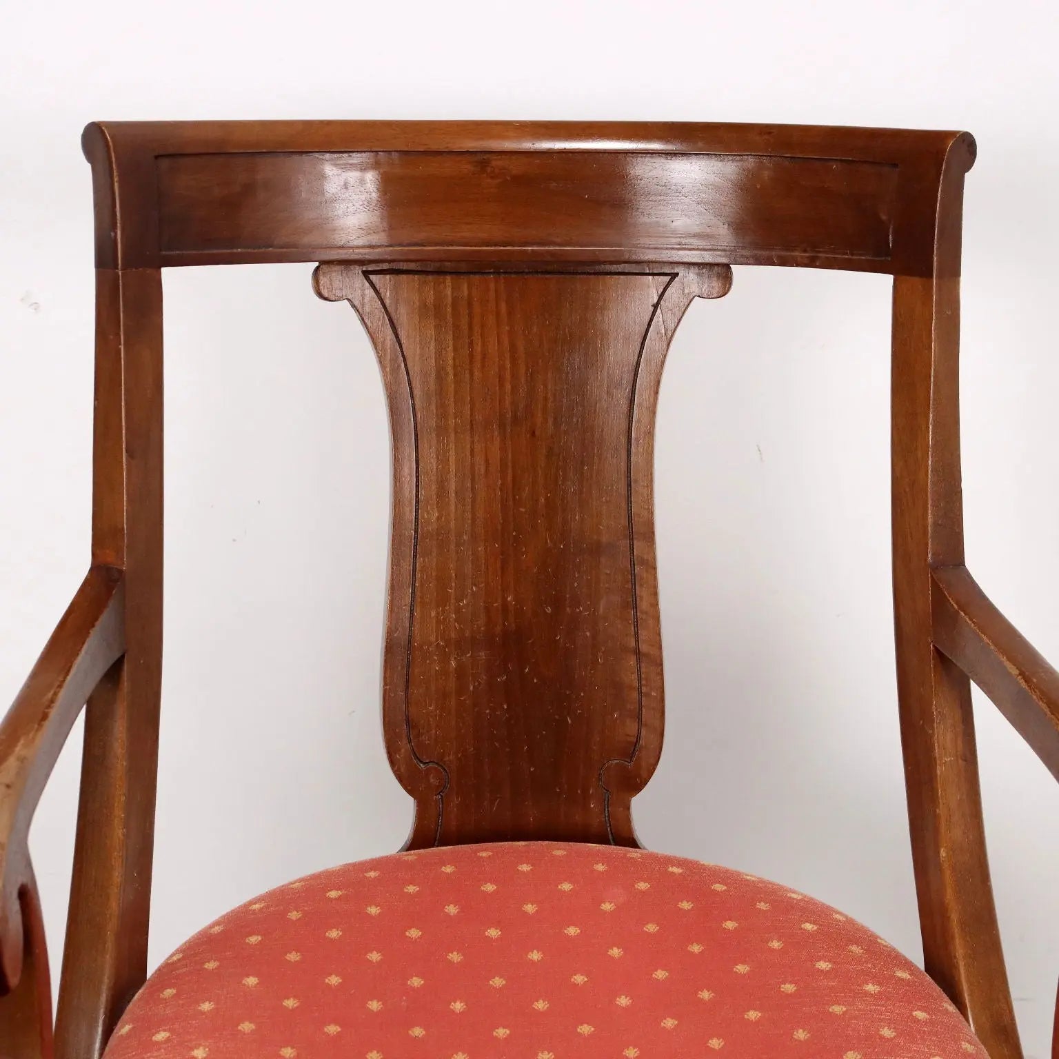 Antique Armchair Walnut Fabric with Footrest XIX Century - Italy, XX Century | Antiques | Seating