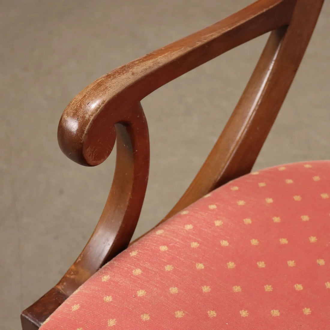 Antique Armchair Walnut Fabric with Footrest XIX Century - Italy, XX Century | Antiques | Seating