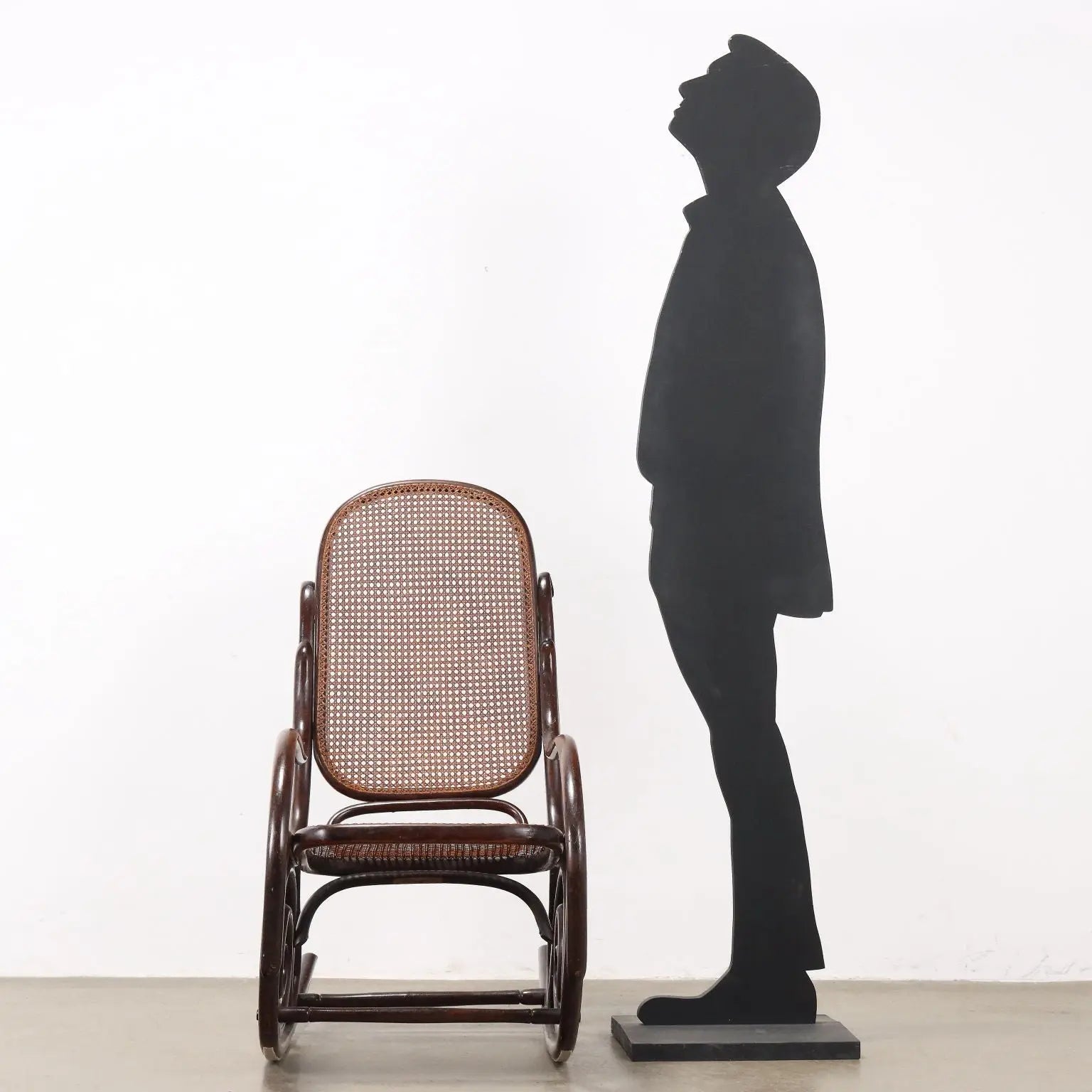 Rocking Chair in Bentwood Beech, Thonet Style