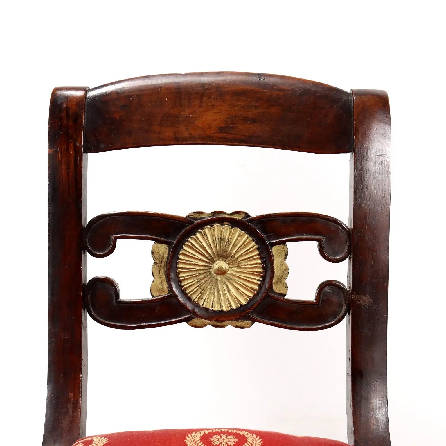 Pair of Directoire Chairs in Walnut - Italy, Late 18th to Early 19th Century