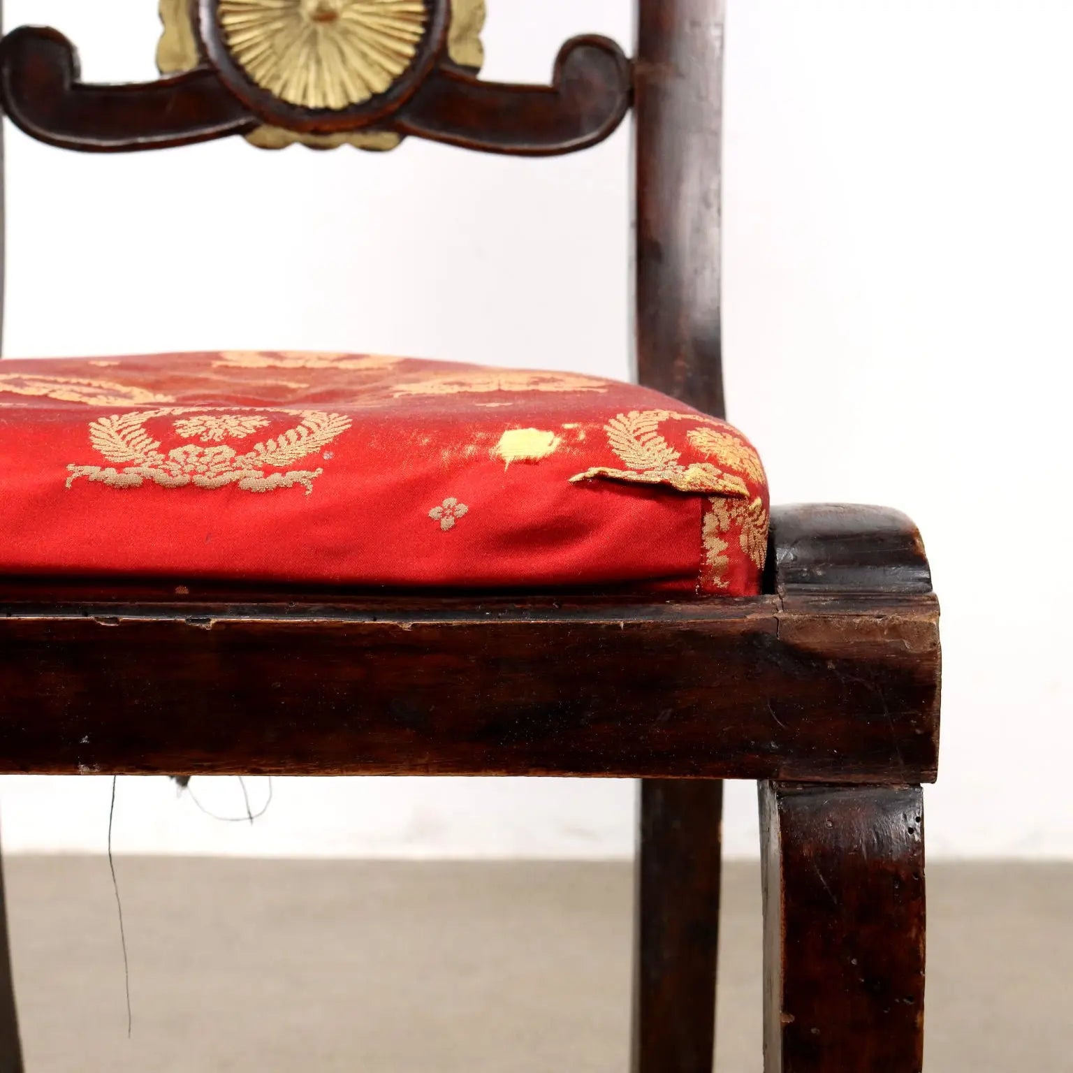 Pair of Directoire Chairs in Walnut - Italy, Late 18th to Early 19th Century