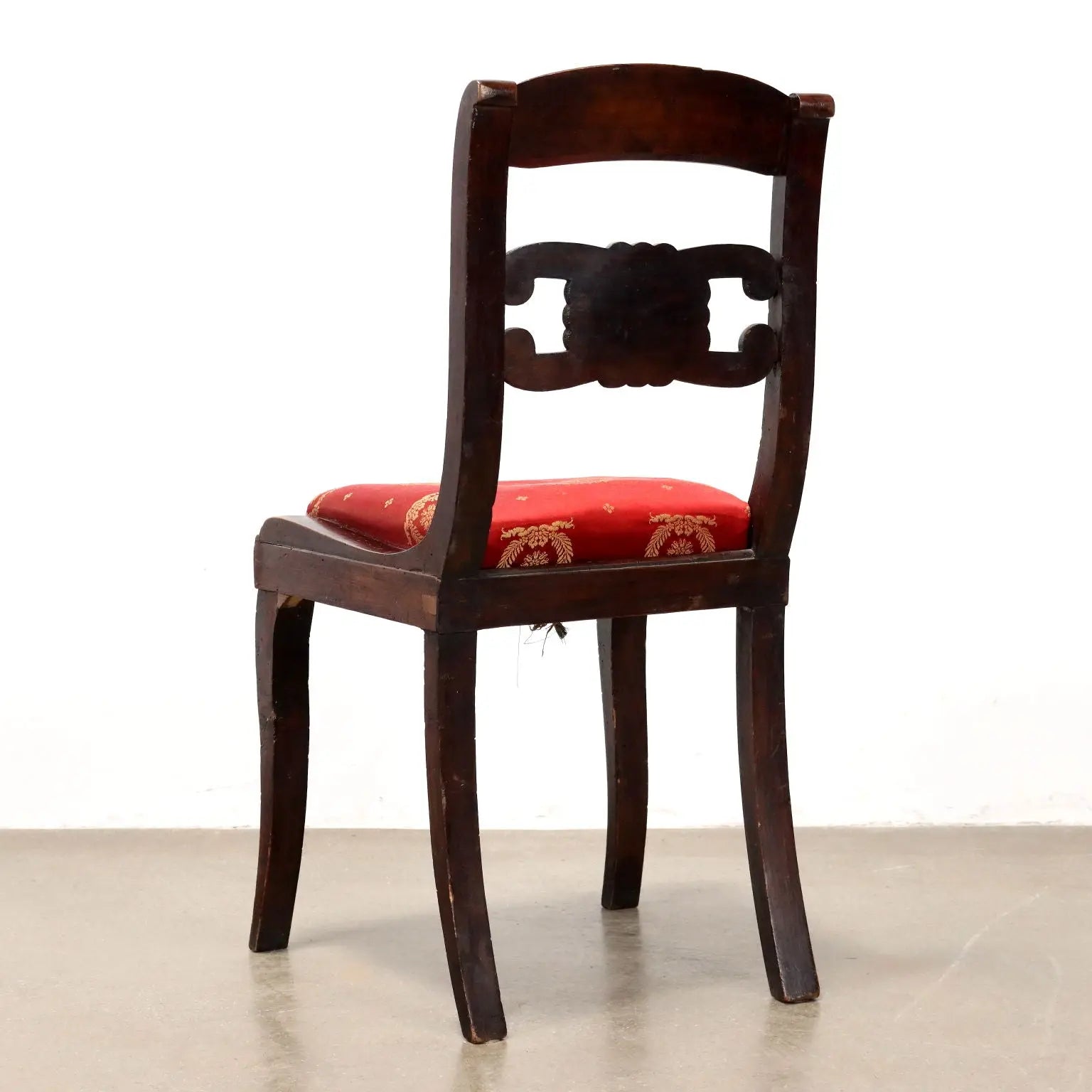 Pair of Directoire Chairs in Walnut - Italy, Late 18th to Early 19th Century