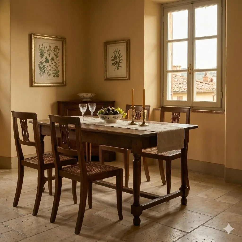 Antique Chairs Directoire Walnut Vienna Straw To be Restored '700 - Italy, Late XVIII Century | Antiques | Seating