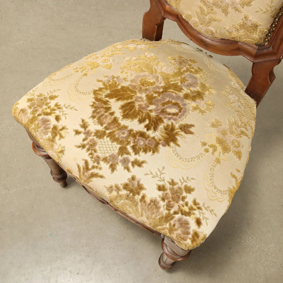 Antique Chairs Umbertino Walnut Padded Seat Italy XIX Century - Italy, Late XIX Century | Antiques | Seating