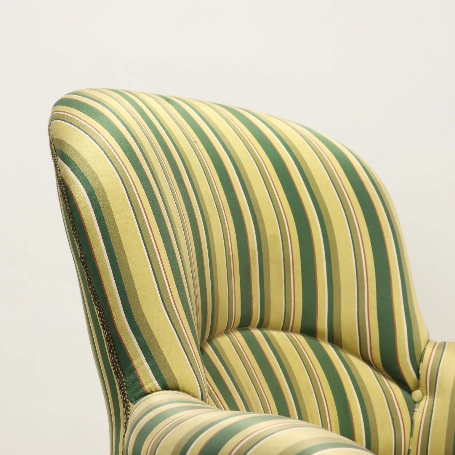 Antique Armchair Lacquered Wood Padding Italy Late XIX Century - Italy | Antiques | Seating