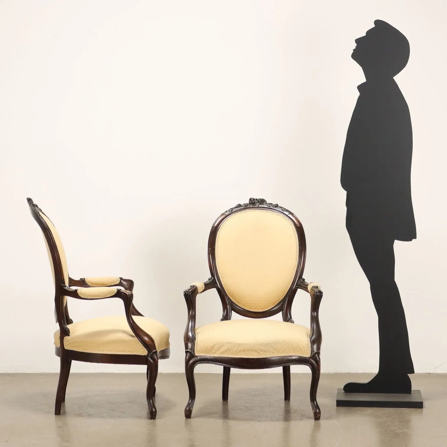 Antique Armchairs Baroque Style Beech Padding XX Century - Italy, XX Century | Antiques | Seating