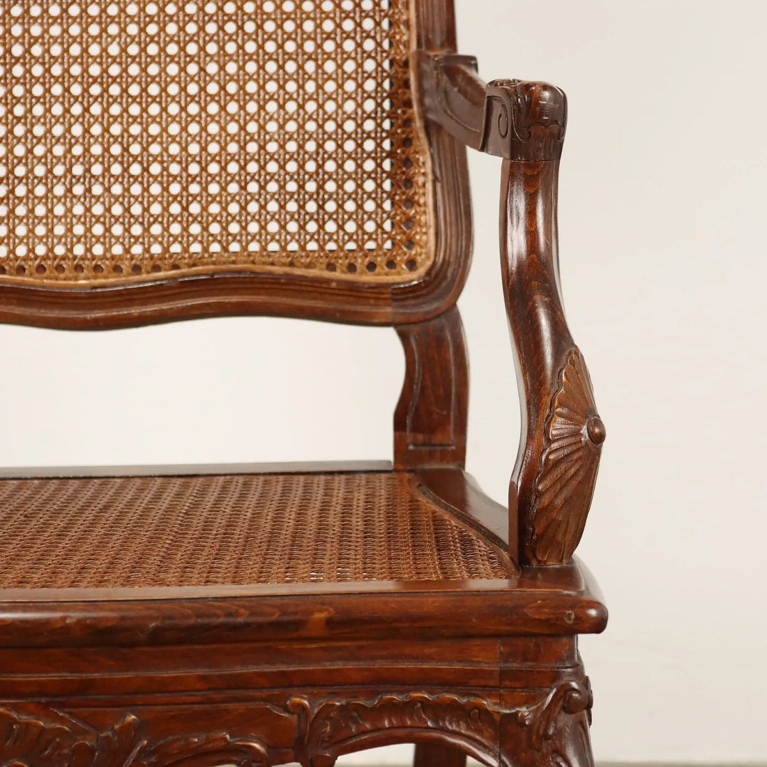 Antique Armchair Baroque Style Beech France XX Century - France, XX Century | Antiques | Seating