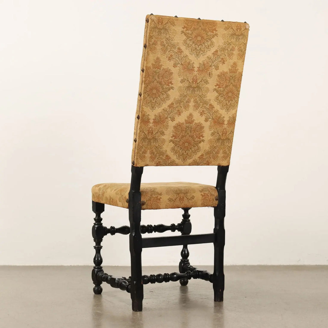 Antique Baroque Chairs Ebony Painted Walnut Italy XVIII Century - Italy, Mid XVIII Century | Antiques | Seating