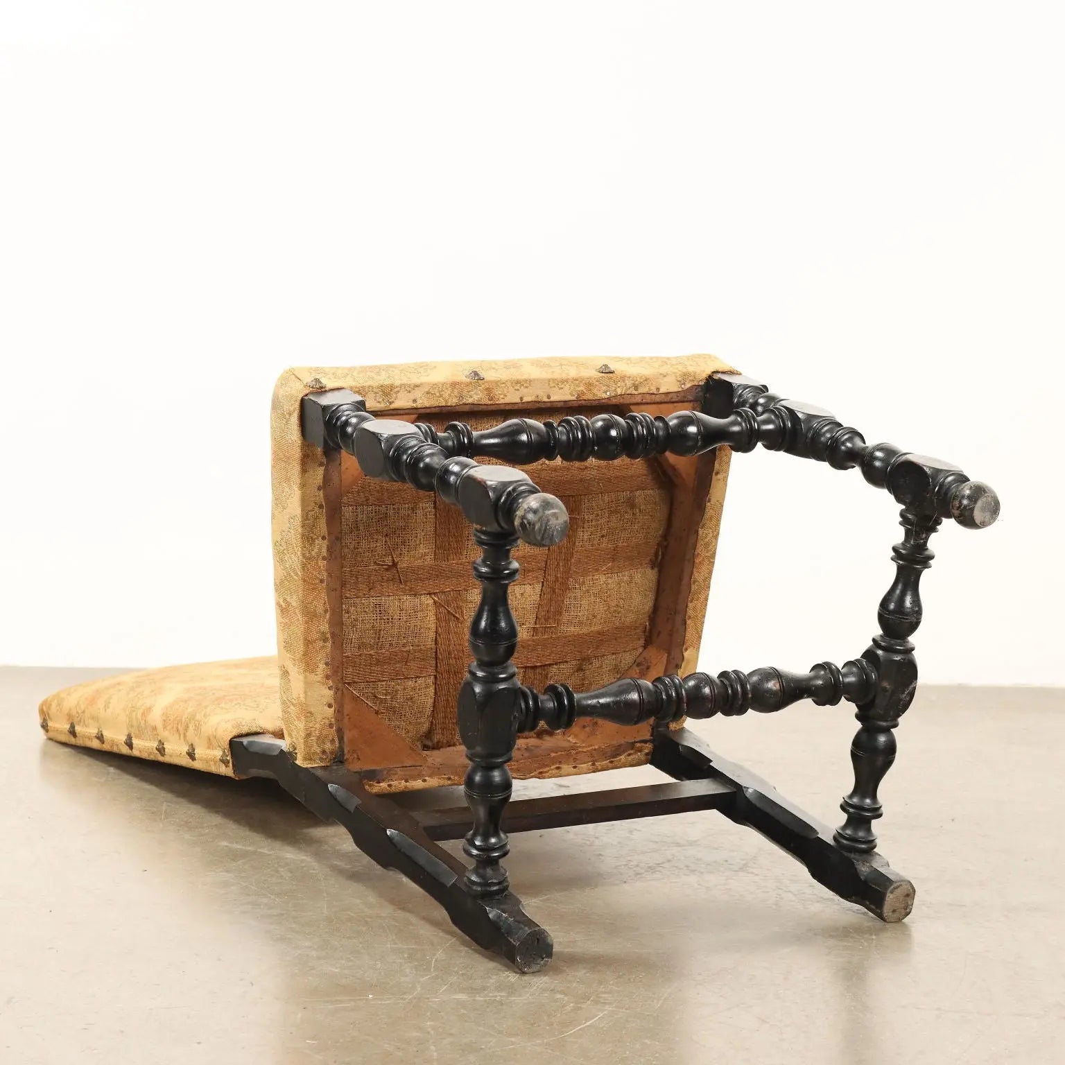 Antique Baroque Chairs Ebony Painted Walnut Italy XVIII Century - Italy, Mid XVIII Century | Antiques | Seating