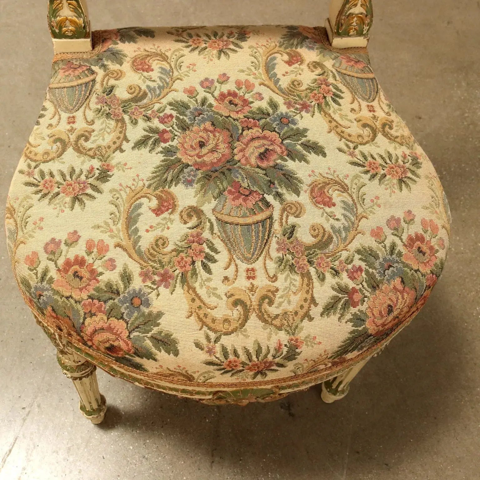 Gilded Lacquered Neoclassical Chairs Early 20th Century