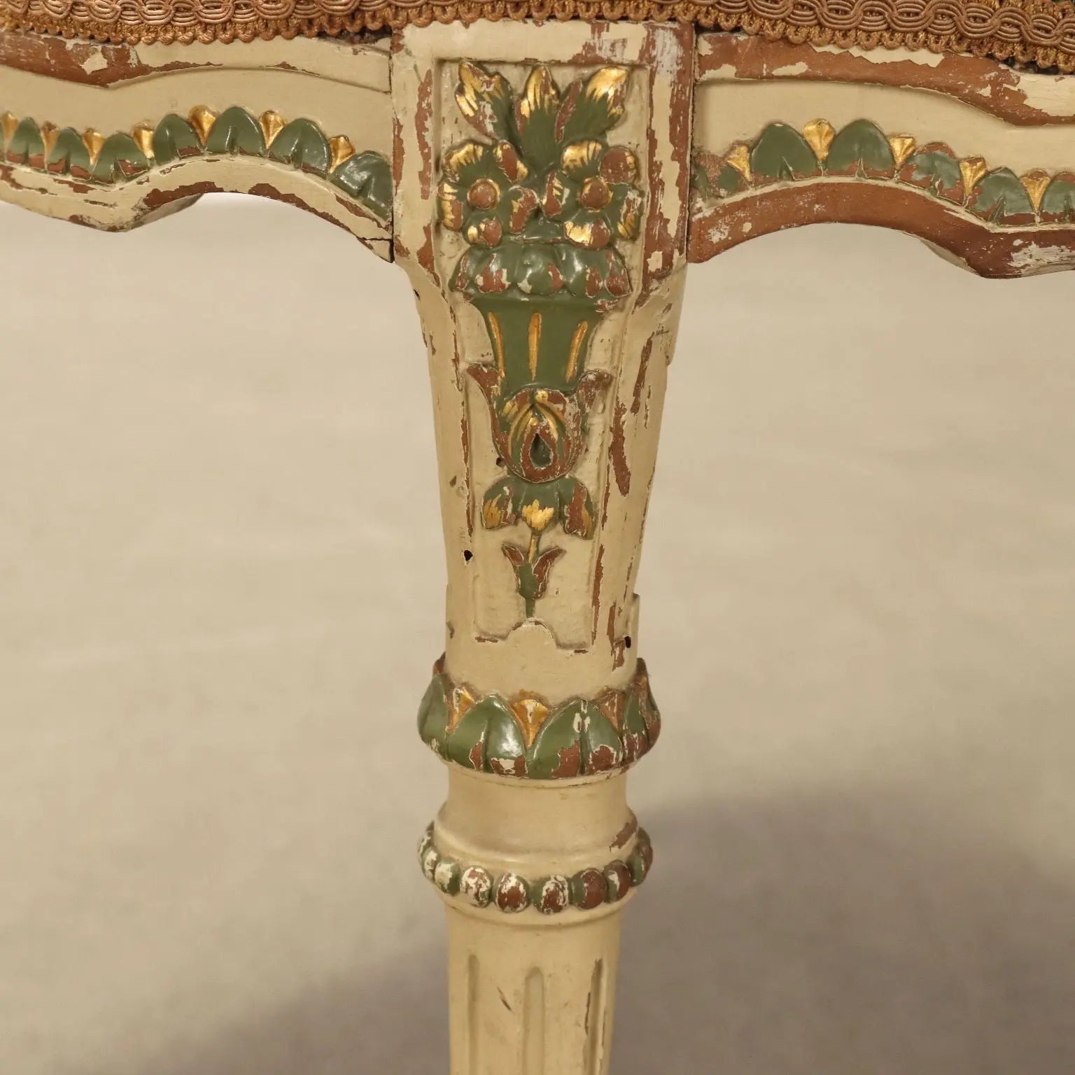 Gilded Lacquered Neoclassical Chairs Early 20th Century