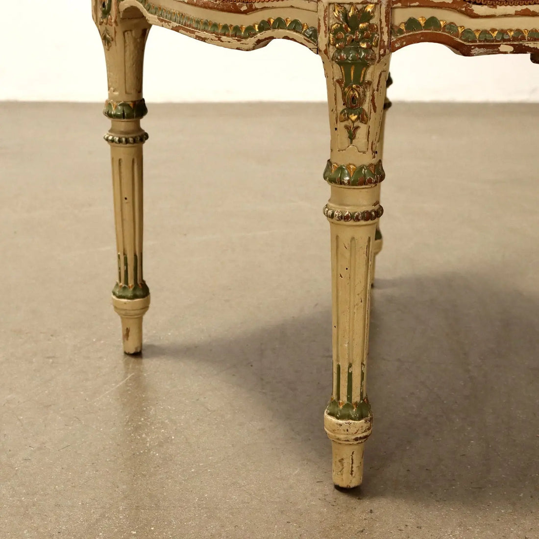 Gilded Lacquered Neoclassical Chairs Early 20th Century