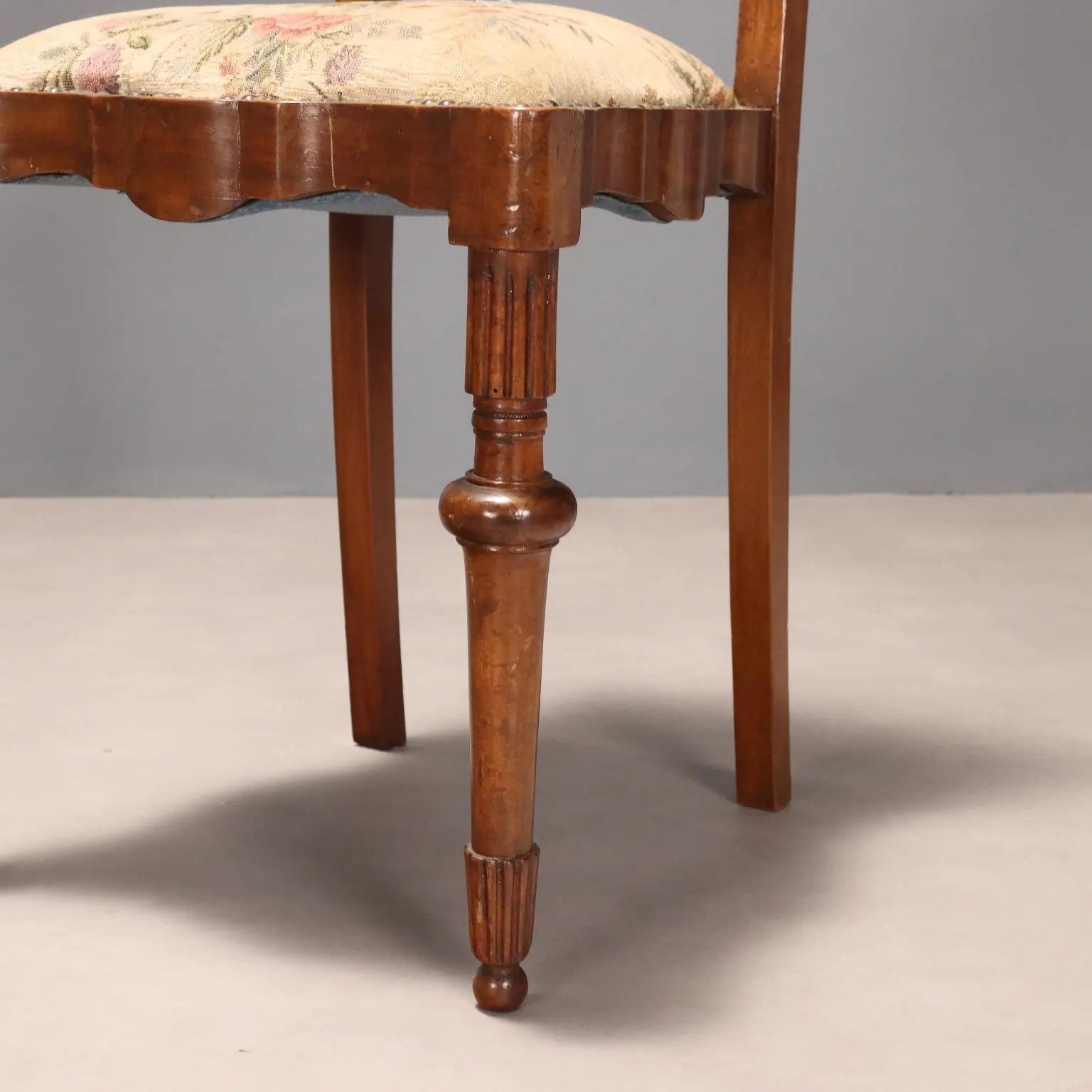 Antique Chairs and Bench Art Deco Walnut Burl Italy XIX Century - Italy, Late XX Century | Antiques | Seating