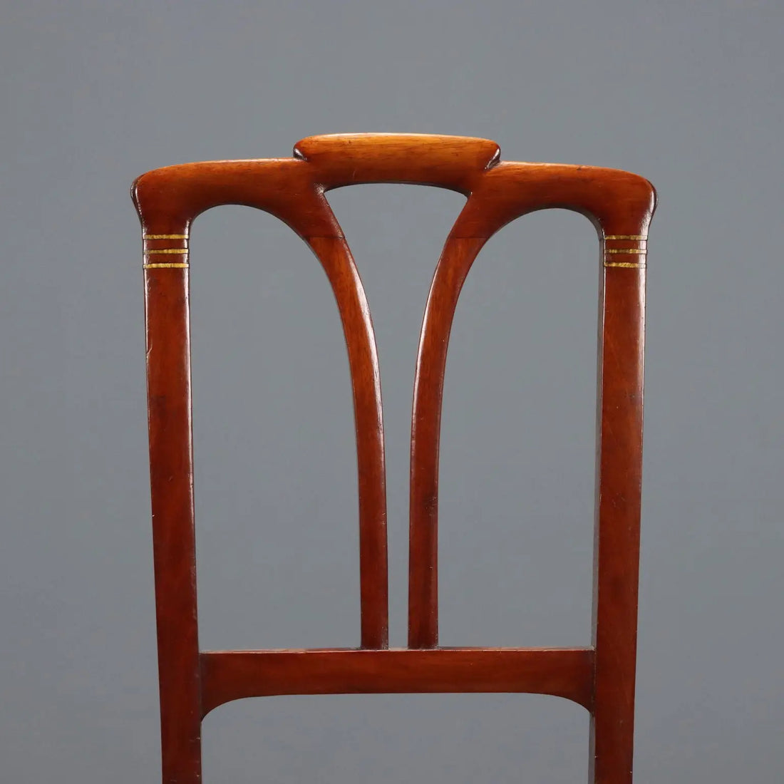 Antique Art Nouveau Chairs Mahogany Fabric Padding XX Century - Italy, Early XX Century | Antiques | Seating