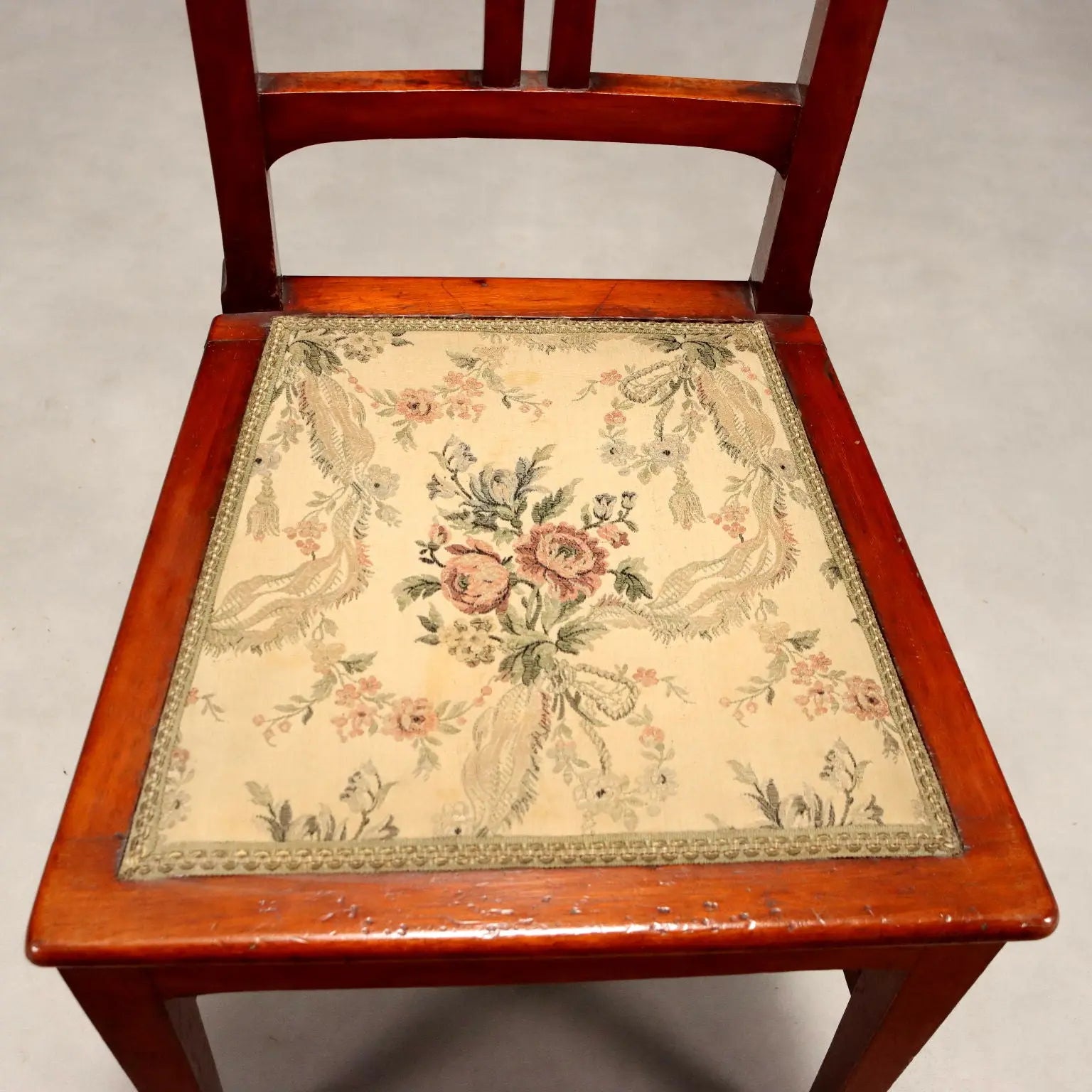 Antique Art Nouveau Chairs Mahogany Fabric Padding XX Century - Italy, Early XX Century | Antiques | Seating