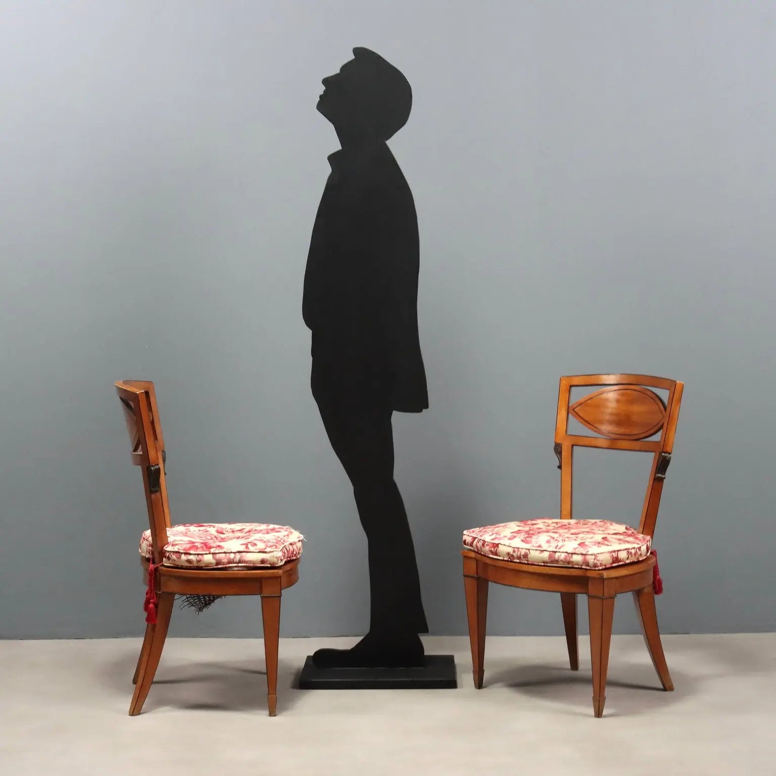 Antique Chairs Regency Style Mahogany Fabric XX Century - England, Early XX Century | Antiques | Seating