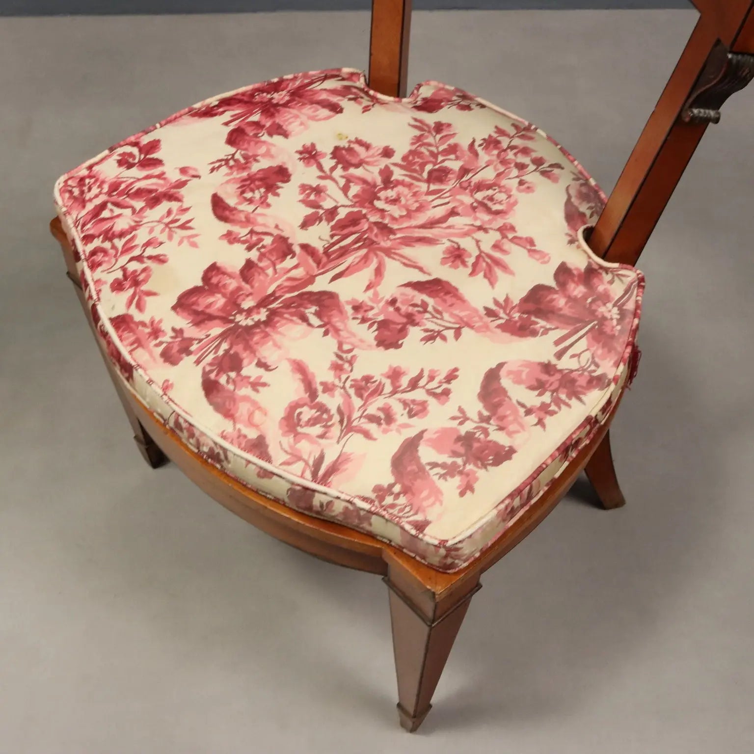 Antique Chairs Regency Style Mahogany Fabric XX Century - England, Early XX Century | Antiques | Seating