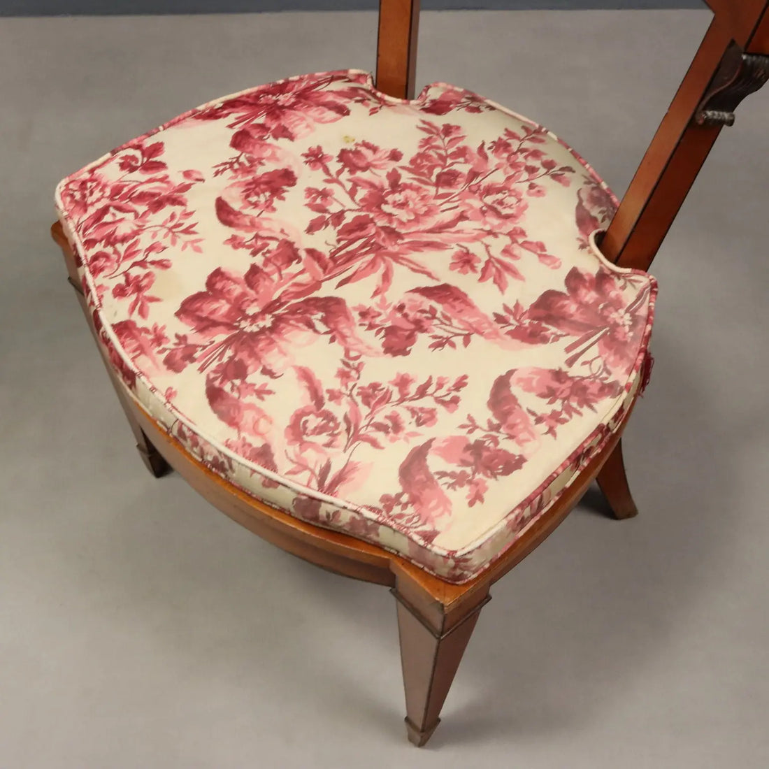 Antique Chairs Regency Style Mahogany Fabric XX Century - England, Early XX Century | Antiques | Seating