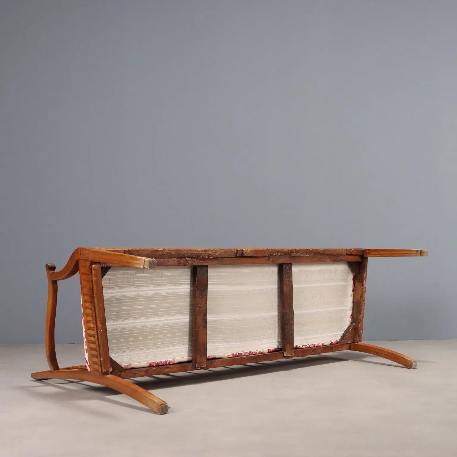Antique Sofa Neoclassical Maple Fabric Italy XIX Century - Italy, Early XIX Century | Antiques | Seating