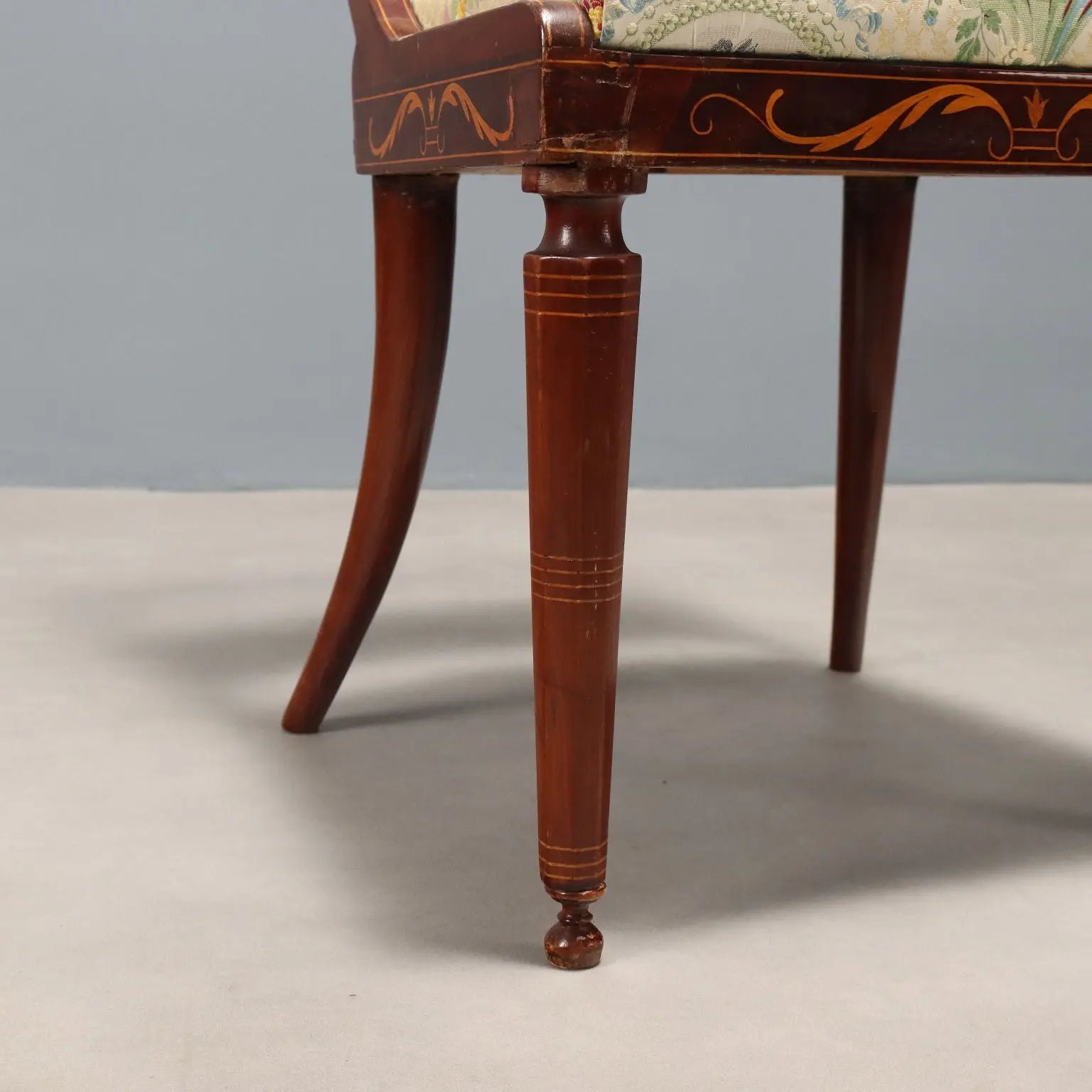 Antique Victorian Chairs Mahogany Fabric United Kingdom XIX Century - England, Early XIX Century | Antiques | Seating