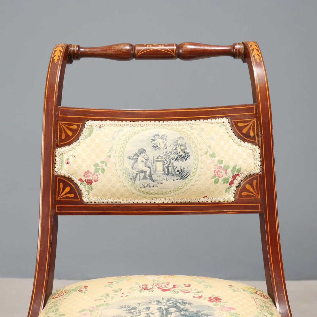 Antique Victorian Chairs Mahogany Fabric United Kingdom XIX Century - England, Early XIX Century | Antiques | Seating
