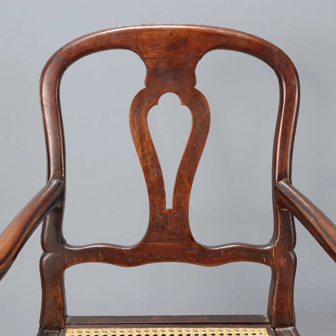 Antique Armchair Walnut Caned Seat Italy XVIII Century - Italy, XVIII Century | Antiques | Seating