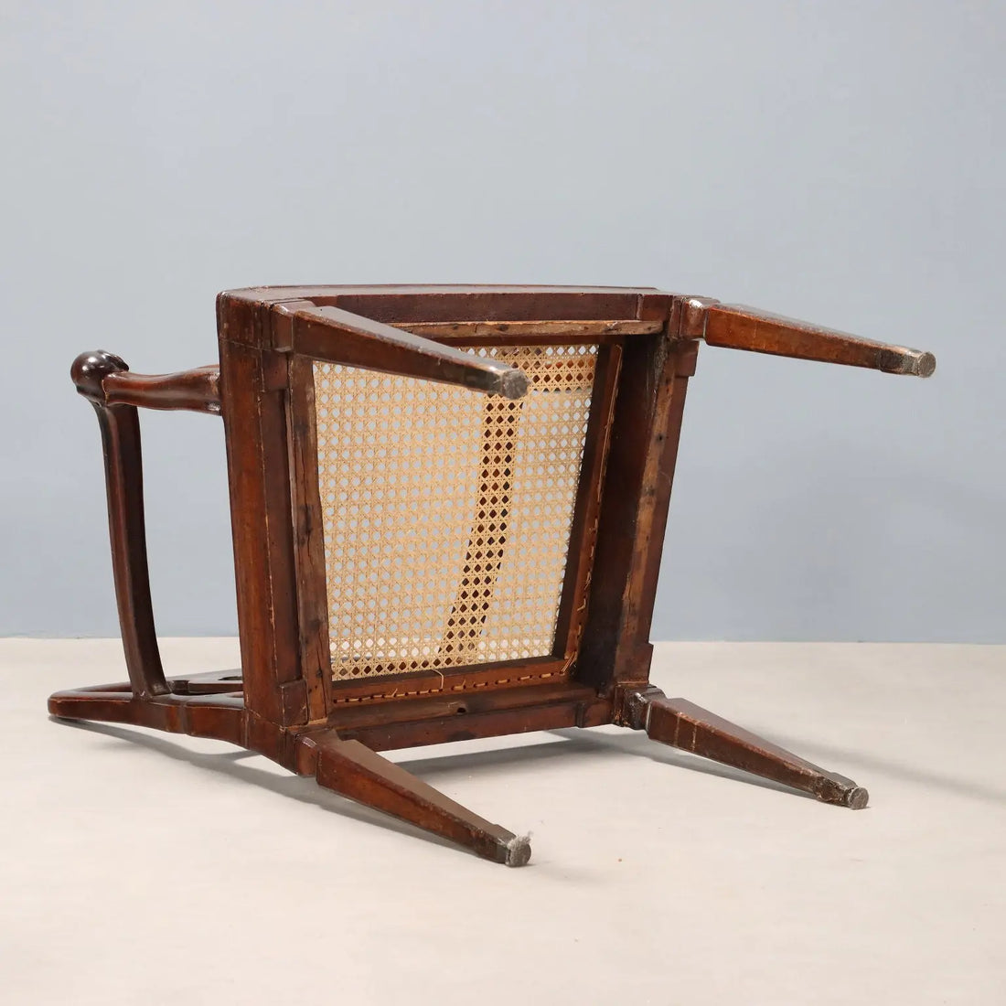 Antique Armchair Walnut Caned Seat Italy XVIII Century - Italy, XVIII Century | Antiques | Seating